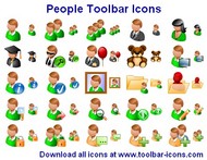 People Toolbar Icons screenshot